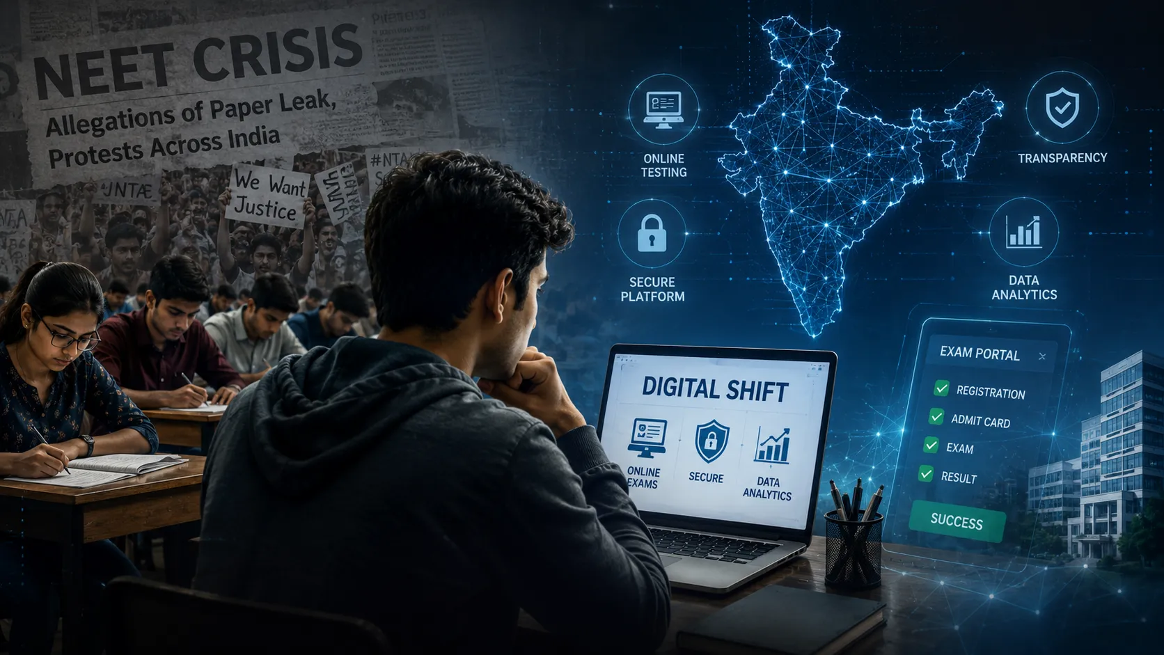 After the NEET Crisis, India’s Biggest Exam System May Be Heading Toward Its Largest Digital Shift Yet