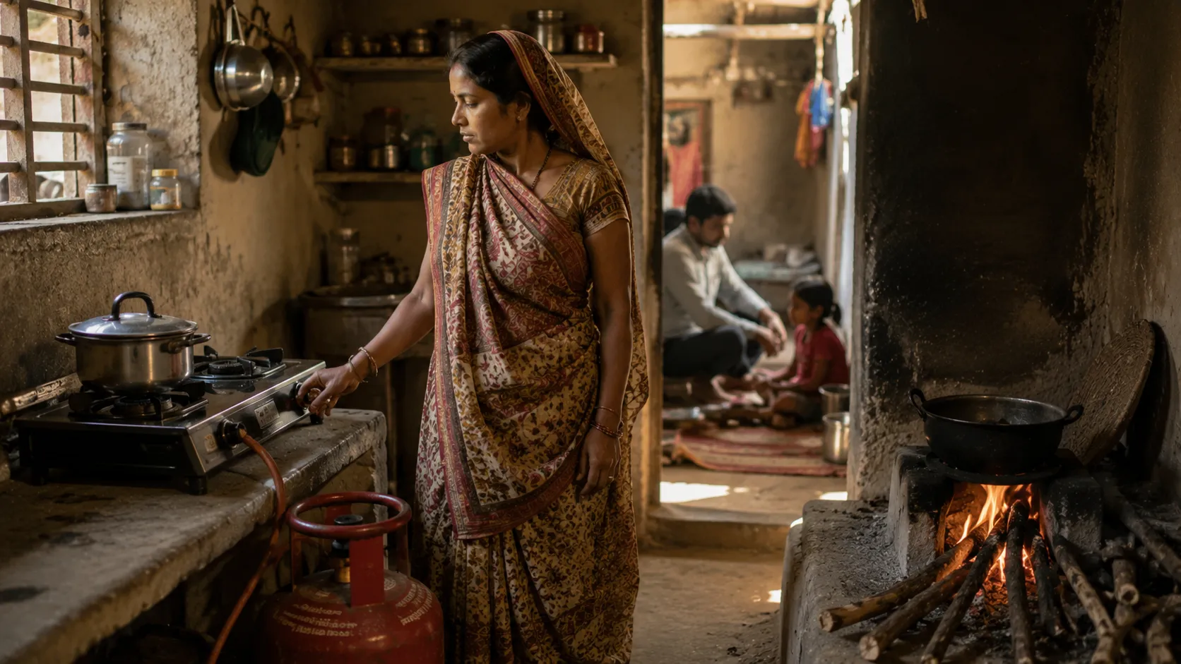 India’s Clean Cooking Story Is Facing a New Test as Rising Fuel Costs Push Families Back Toward Firewood