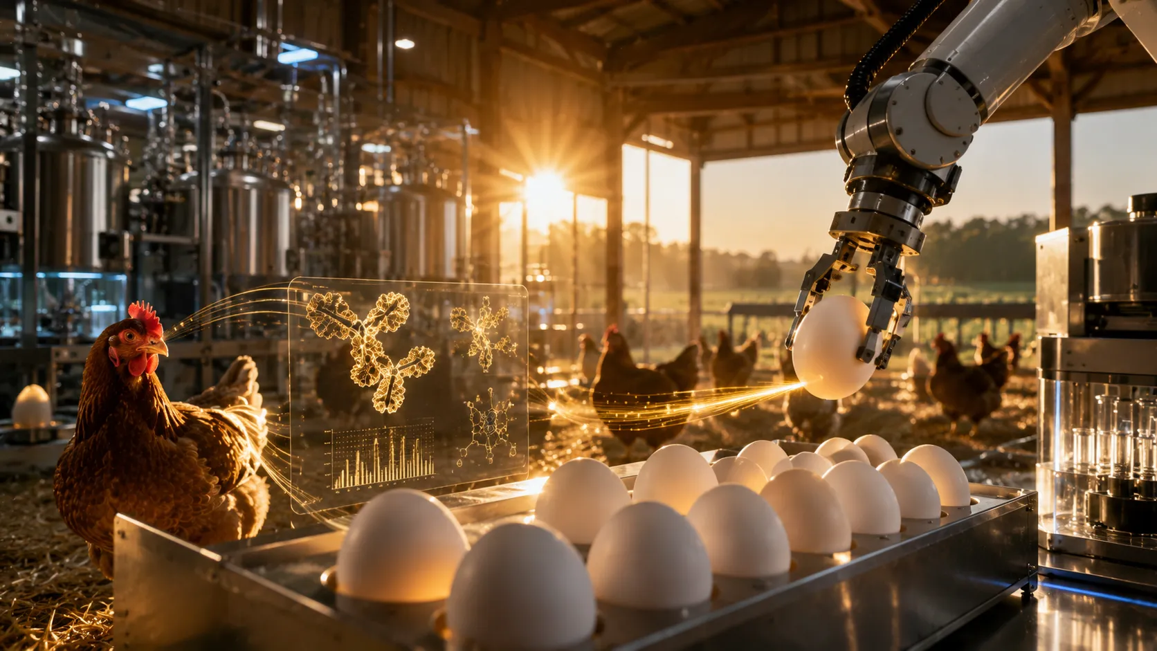 The Chicken, the Egg, and the $11M Bet to End $1,000-a-Gram Medicine: How Two Outsiders Are Rewiring Biomanufacturing from a Davis Farm