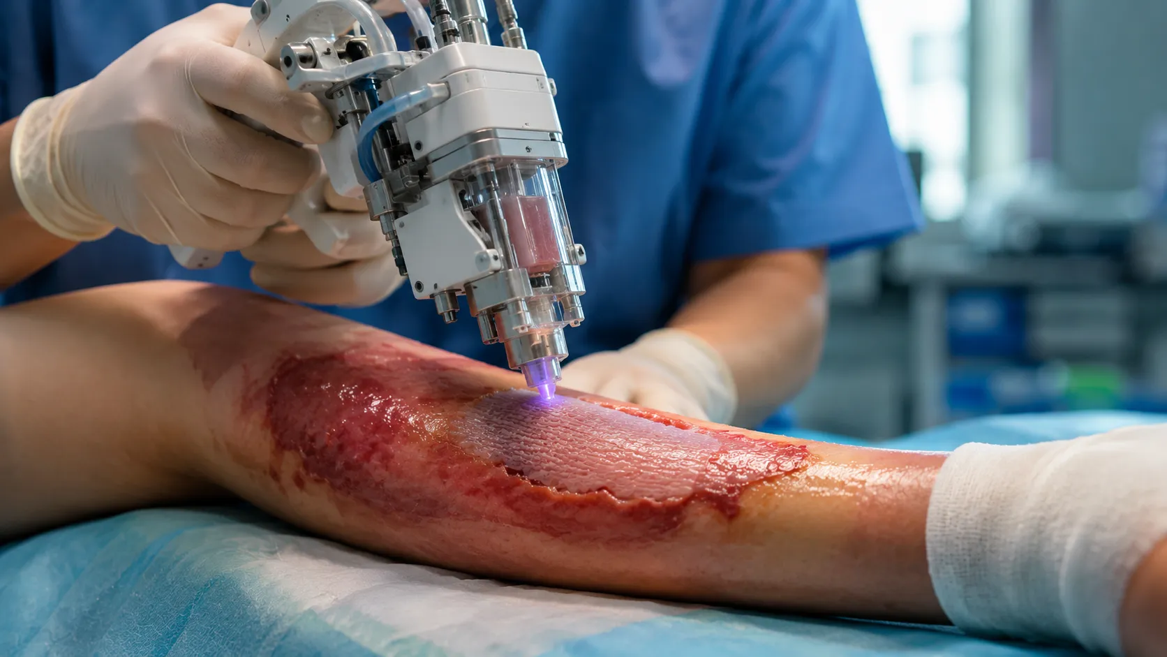The Handheld Device That Paints New Skin: How a 2-Kilogram Bioprinter Could Make Burn Centers Obsolete