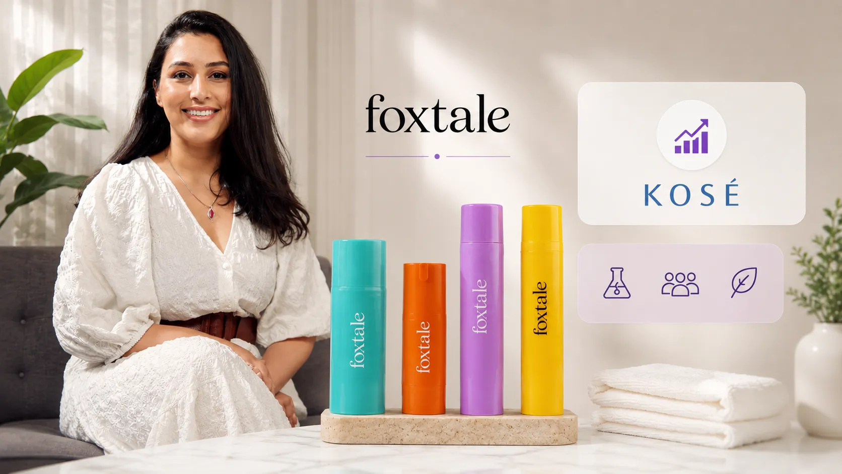 From Investment Professional to Skincare Disruptor: How Romita Mazumdar Built Foxtale and Raised $30 Million From Japan’s KOSÉ