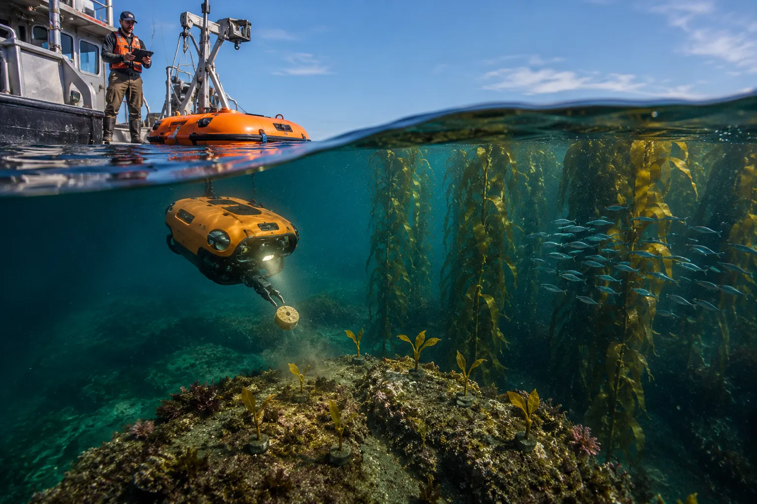 The Ocean's Lungs Are Changing: How Underwater Forests Are Being Rebuilt by Robot Hands and Ancient Seeds