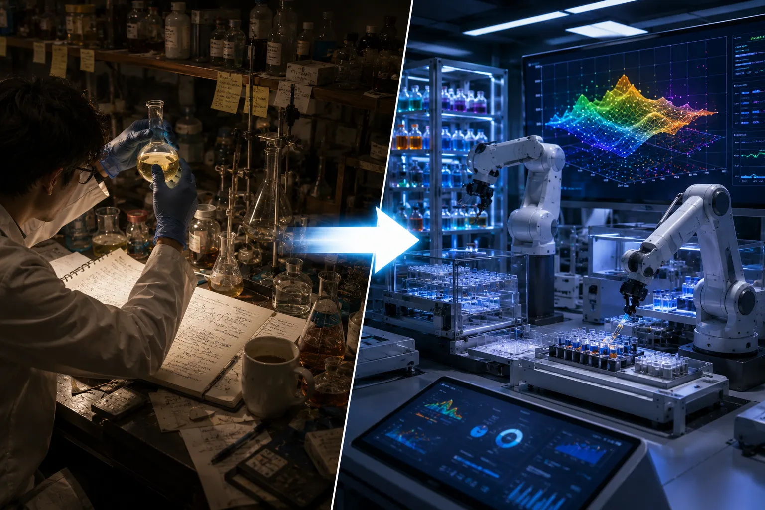 The Self‑Driving Lab: How AI Is Automating the Search for the Next Cure, Catalyst, and Material