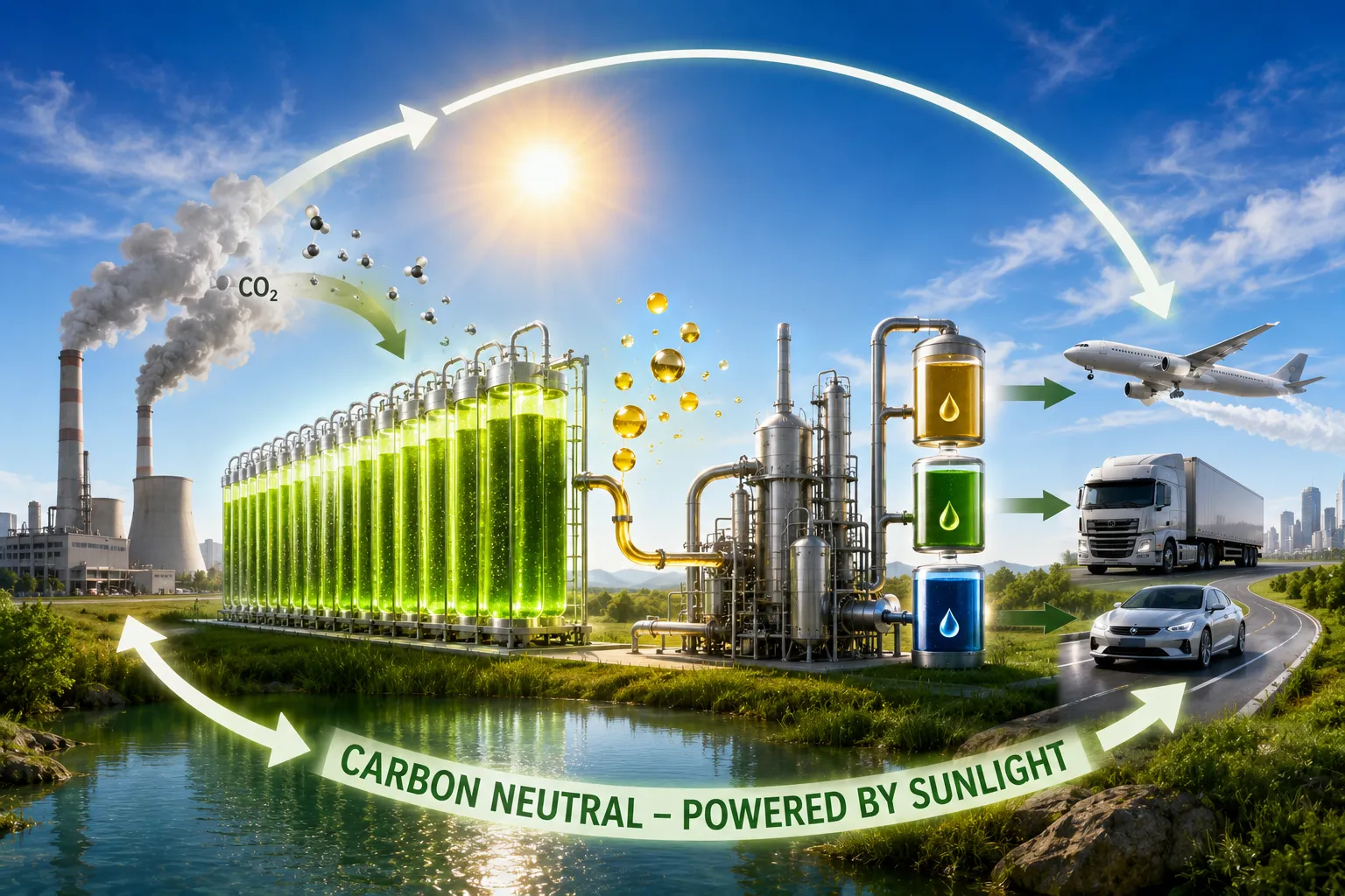 The Carbon‑Hungry Microbe: How Engineered Algae Are Sucking CO₂ Out of the Sky and Turning It Into Fuel