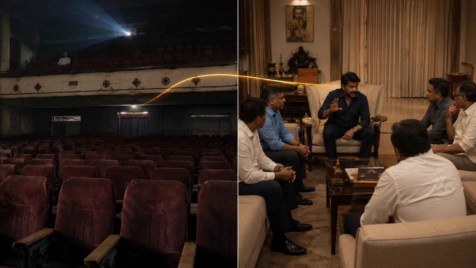 The Rental System Is Dead: How Ram Charan's ₹350 Crore 'Peddi' Became the Battleground for Telangana's Single-Screen Survival—And How Chiranjeevi Stepped In to Save It