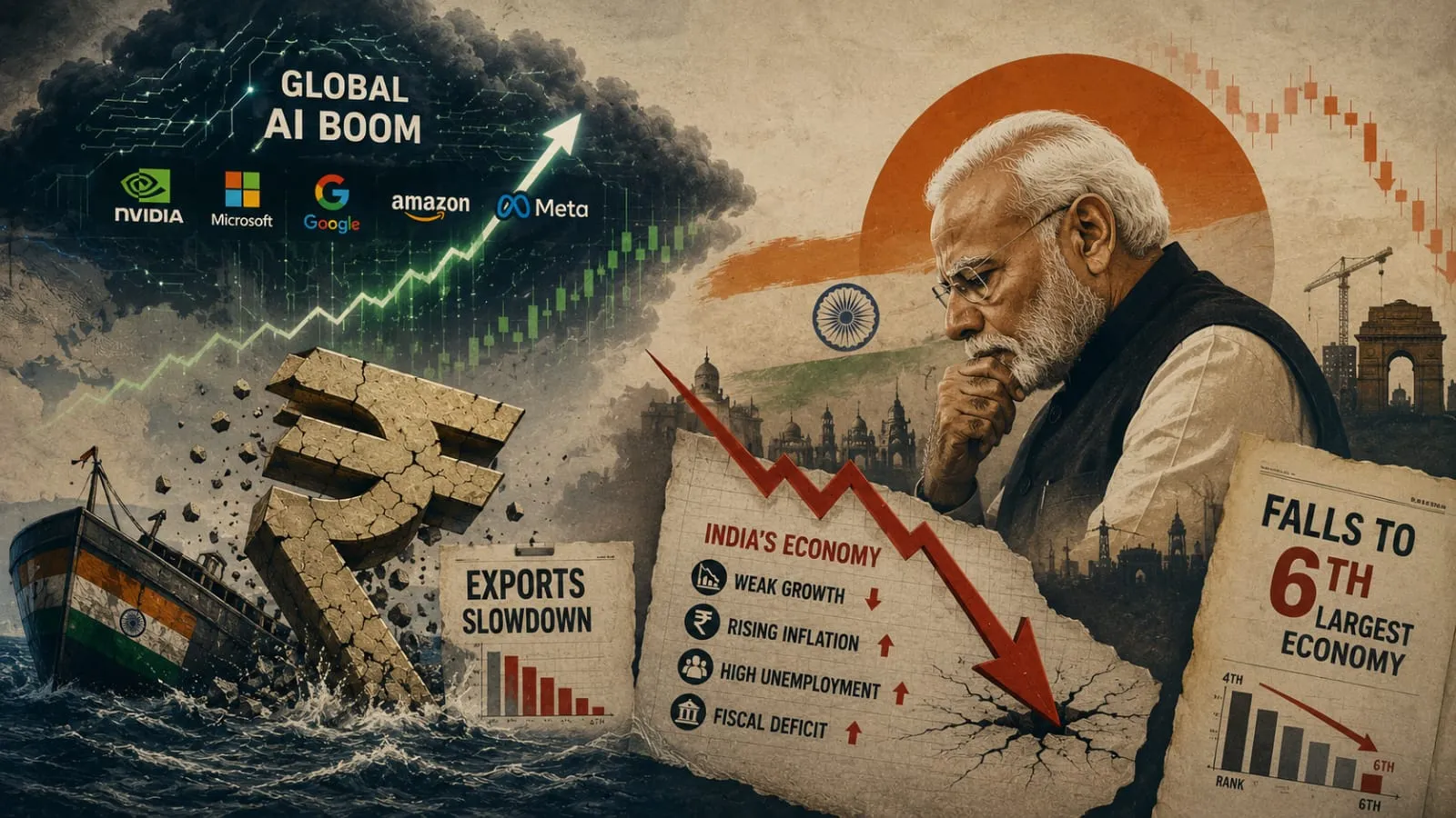 Currency Crises and Capital Shifts: The Impact of the AI Boom on Modi's India