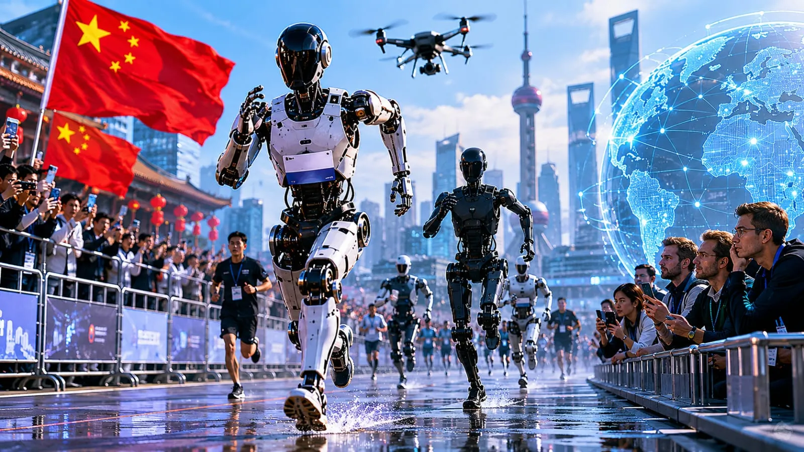 How China’s Humanoid Robot Marathon Became A Global Tech Competition
