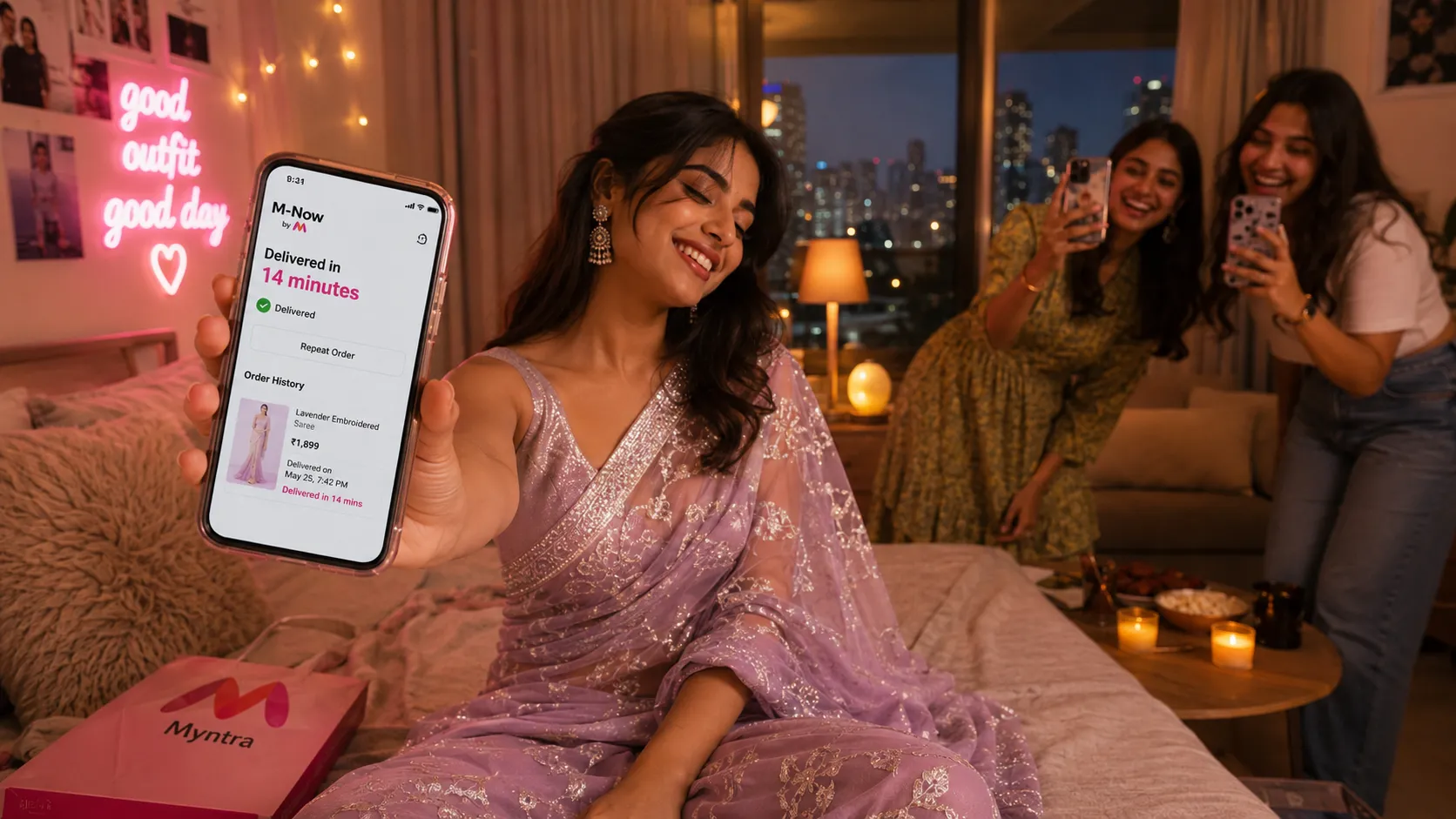 Explaining The 15-Minute Saree: Quick Commerce's Unlikely Fashion Hero