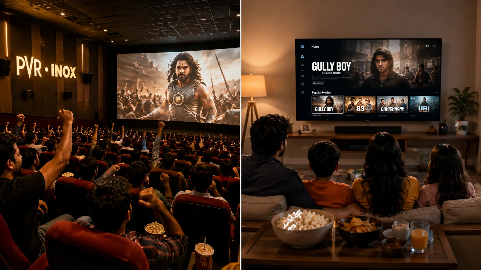 OTT vs Theatres — How India’s ₹13,000 Crore Box Office Boom is Reshaping the Streaming Economy