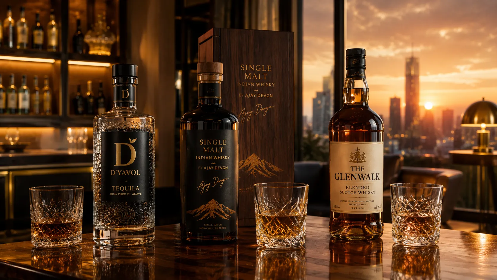 Bollywood’s Alcohol Gold Rush — Why SRK, Ajay Devgn and Sanjay Dutt Are Betting Big on Premium Spirits