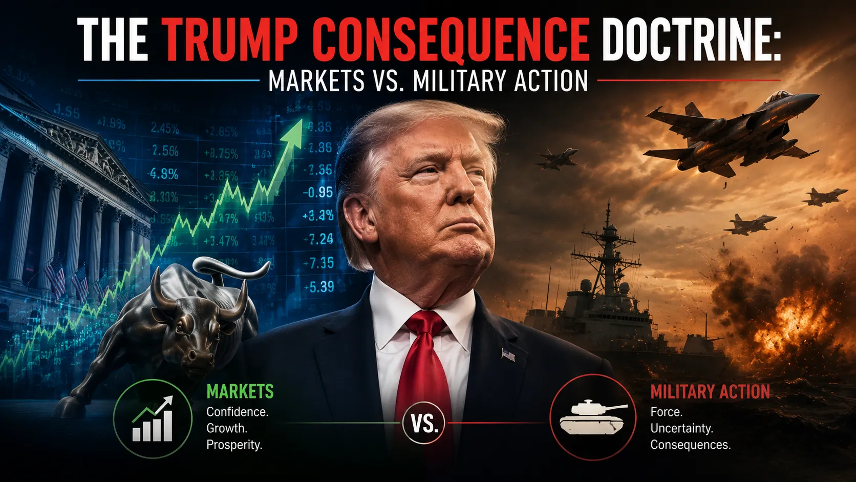 The Trump Consequence Doctrine: Markets vs. Military Action