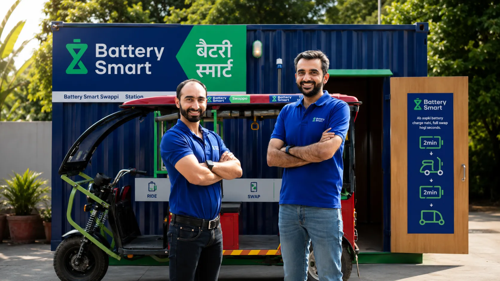 Battery Smart Raises ₹124 Crore Debt from Mirova to Expand EV Battery Swapping Network