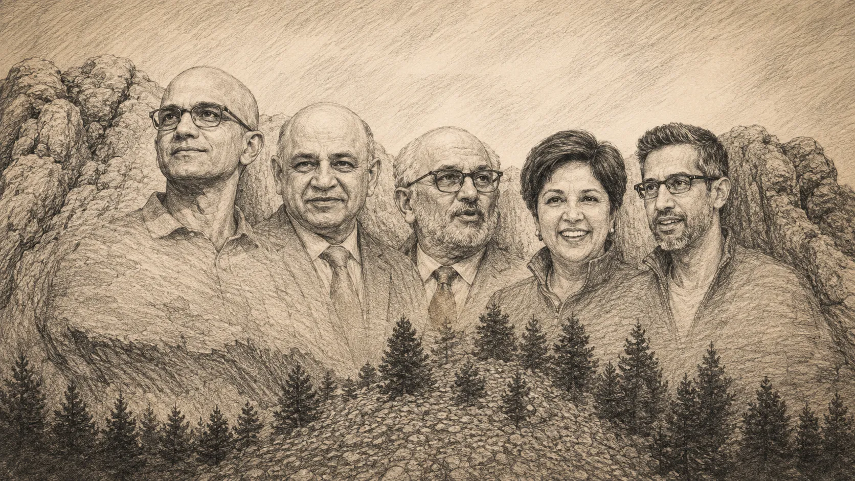 The Names That Never Leave the List: Nadella, Pichai, and Krishna in America's 250th Year