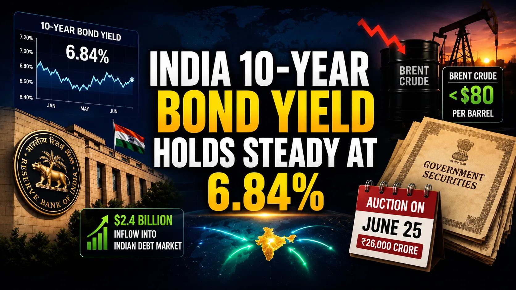 India's Bond Market Flashes a Warning: Why the 10-Year Yield Just Jumped to a Three-Week High