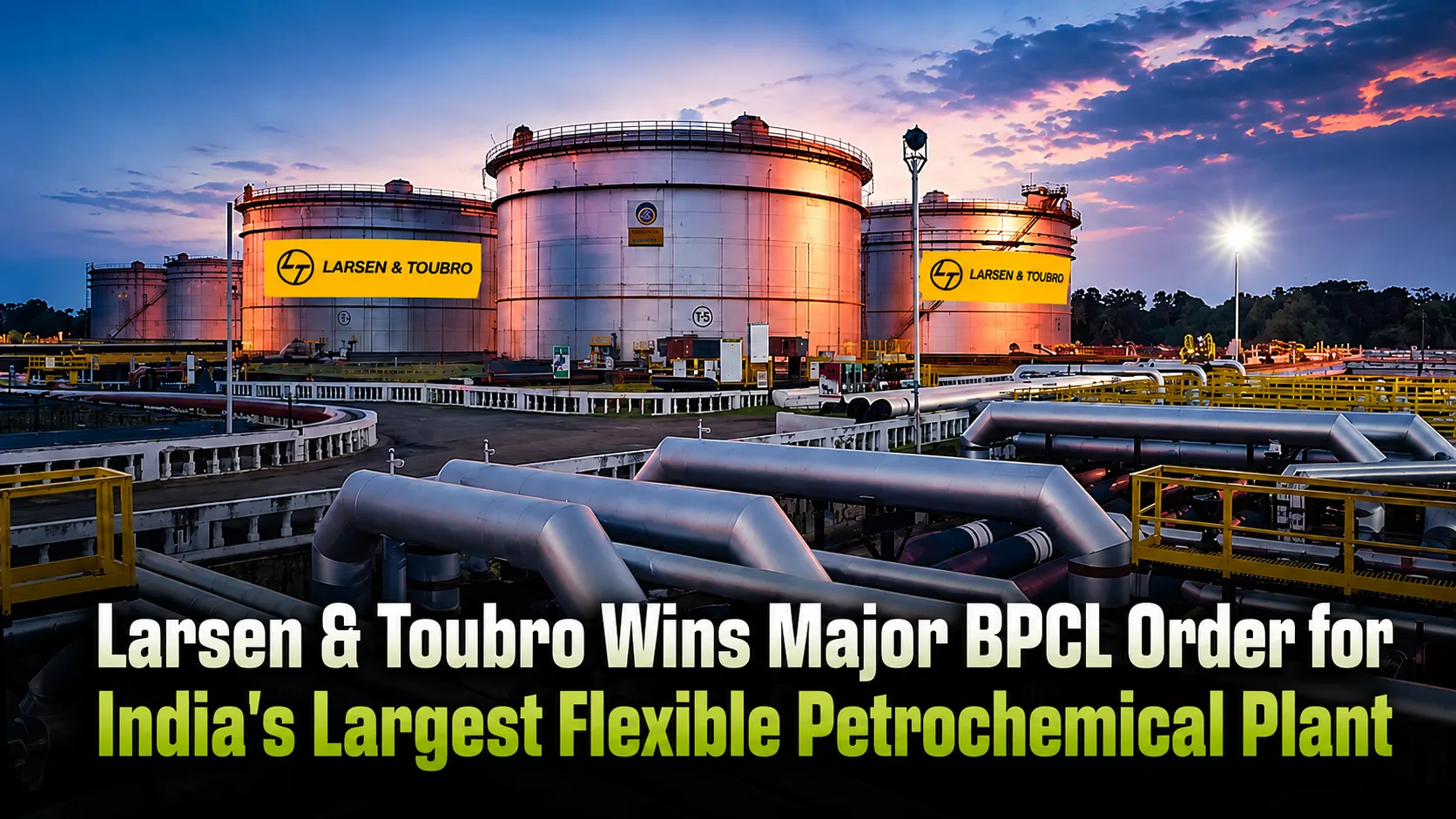 Bharat Petroleum Bets Big on Larsen & Toubro to Build India's Largest Flexible Petrochemical Plant