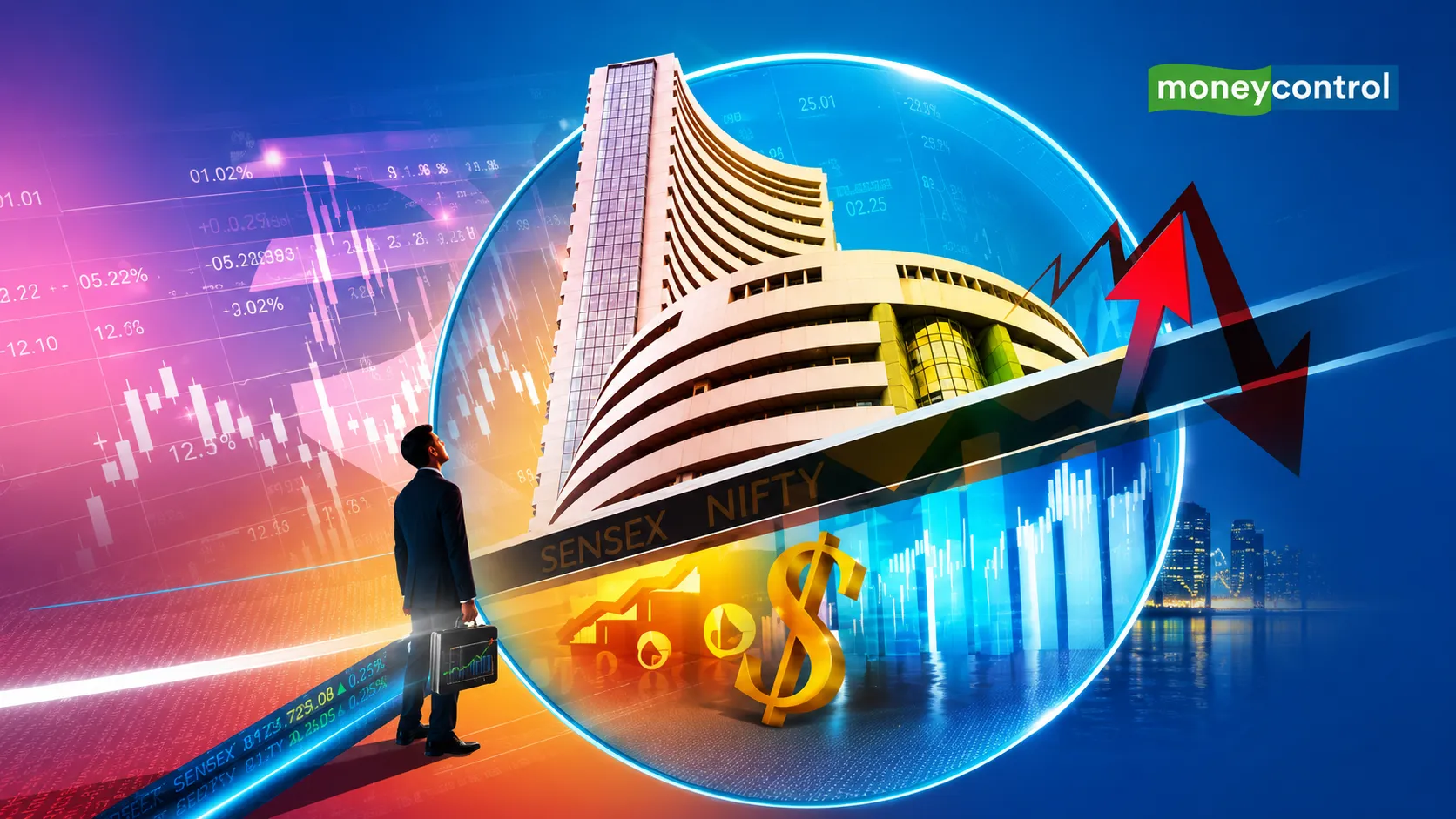 Sensex and Nifty Stay Range-Bound as DIIs Cushion Persistent FII Selling