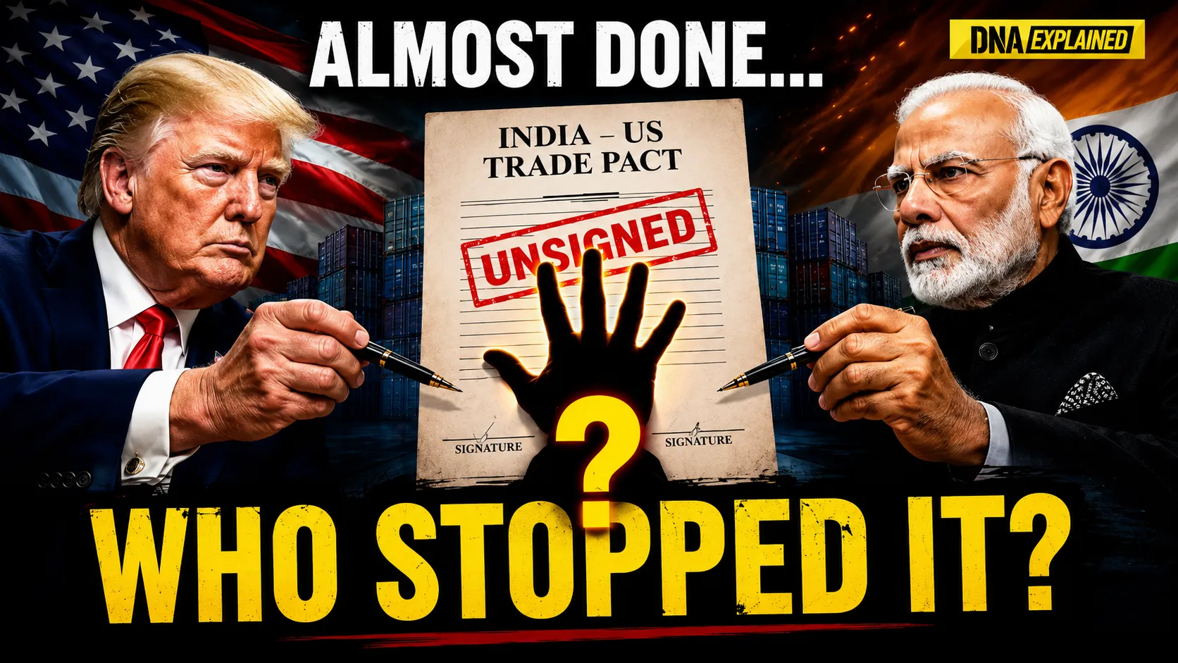 The Last One Percent: Why the India-US Trade Deal Is Still Not Signed, Sealed or Delivered