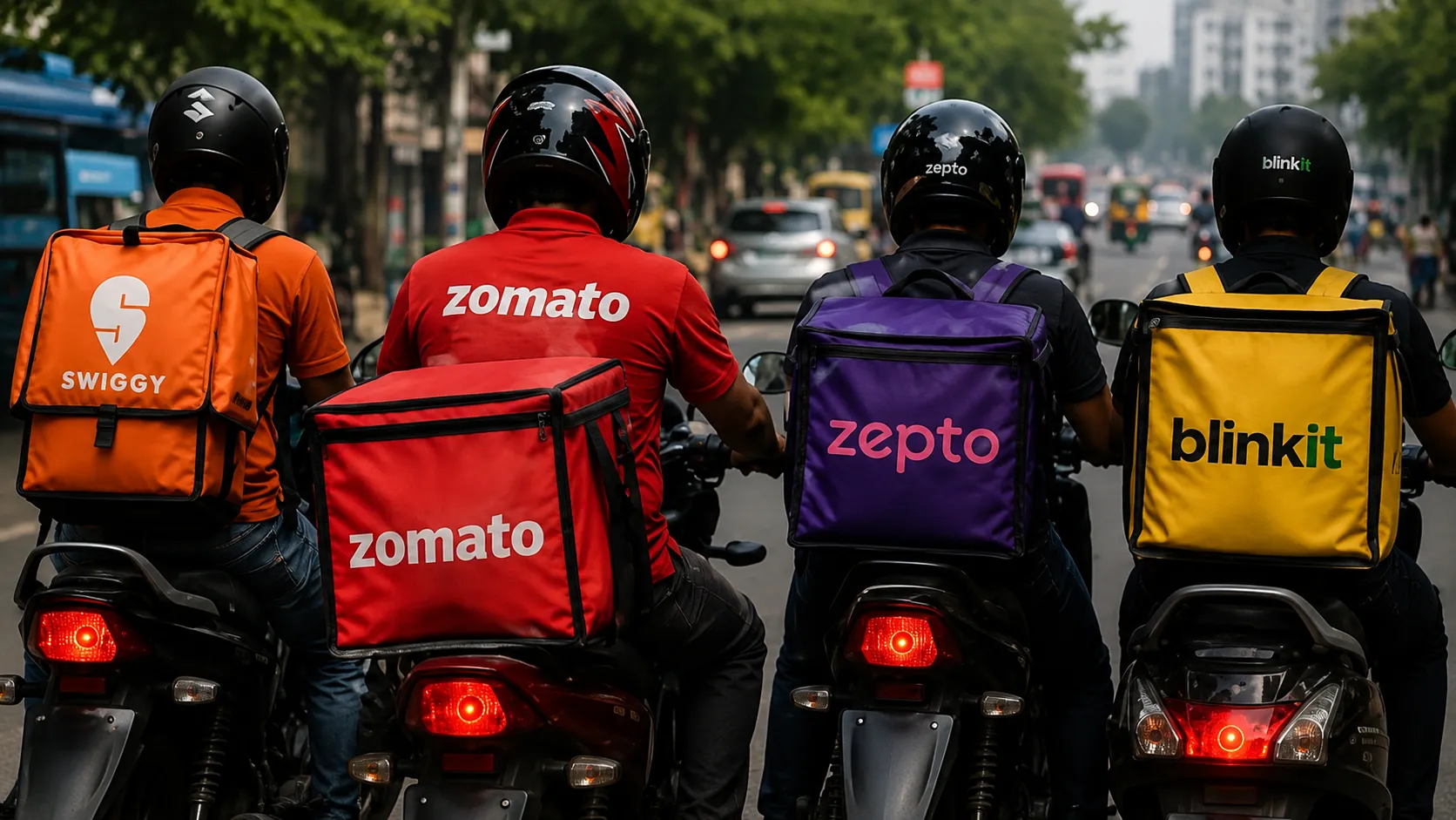 Maharashtra May Force Swiggy, Zomato And Zepto Into EV-Only Fleets With A New 2% Gig Worker Welfare Levy