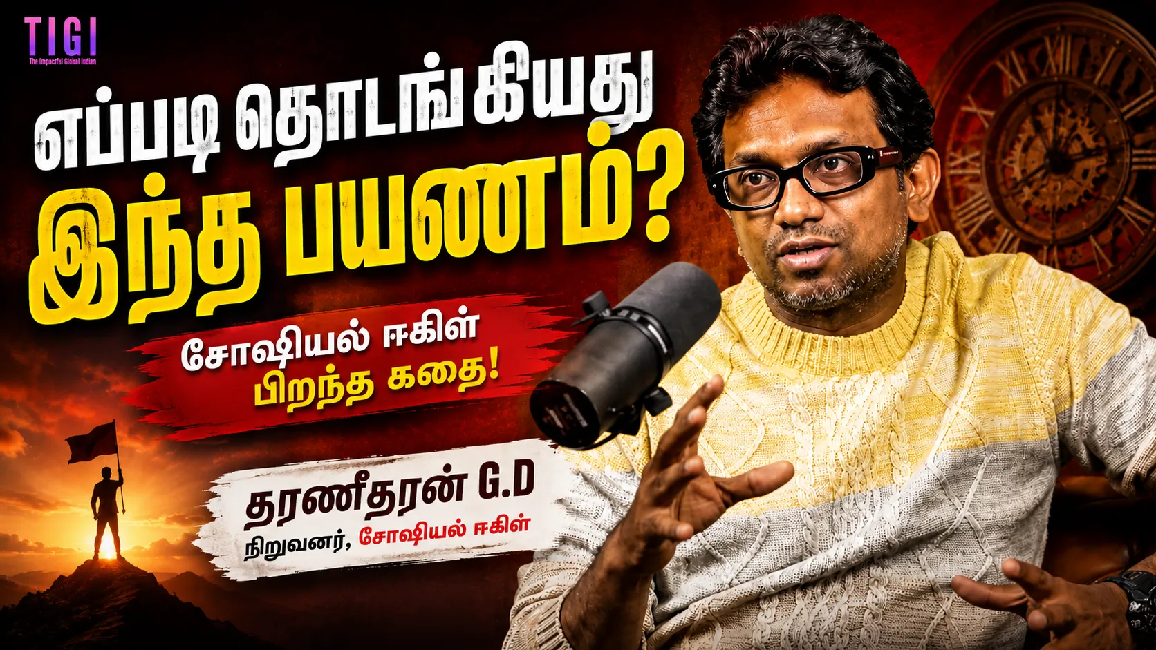 கனவாக தொடங்கி நிறுவனமாக மாறிய கதை | தரணீதரன் G.D | Social Eagle