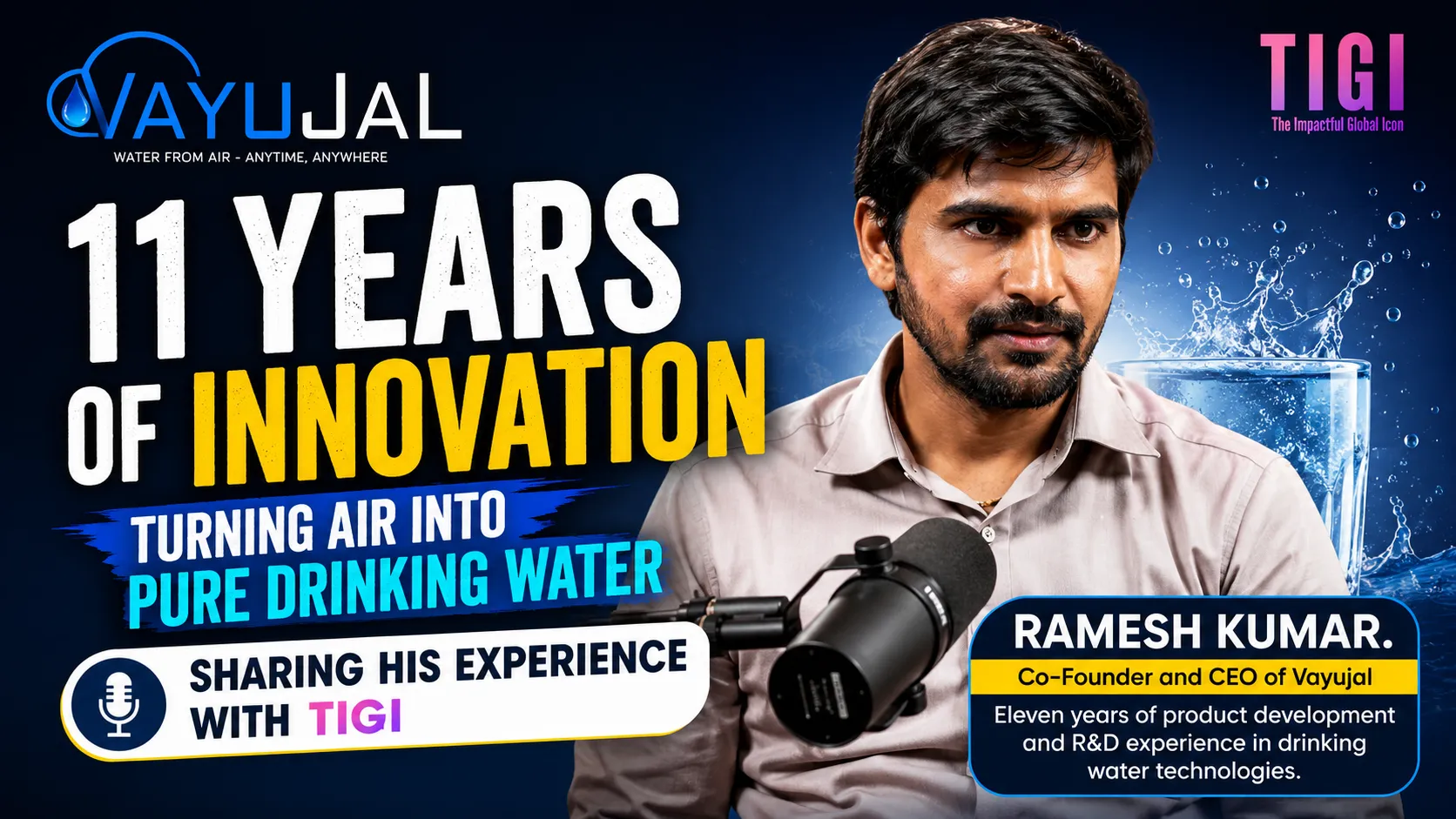 Can You Really Make Drinking Water From AIR? | Ramesh Kumar of Vayujal