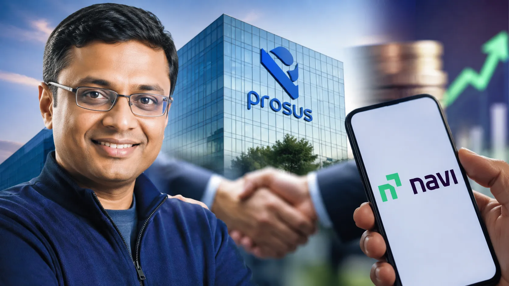 Sachin Bansal's Navi Raises $100 Million From Prosus in Maiden Institutional Round Ahead of IPO