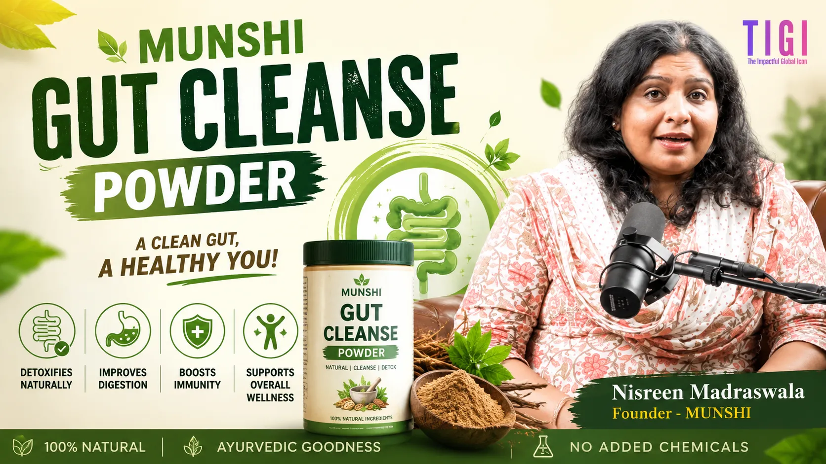 MUNSHI Gut Cleanse Powder | The Secret to a Healthier Gut & Better Wellness