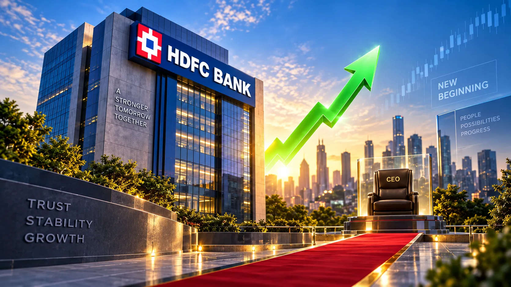 HDFC Bank Shares Gain as Lender Submits CEO Succession Candidates to RBI Amid Broader Market Weakness