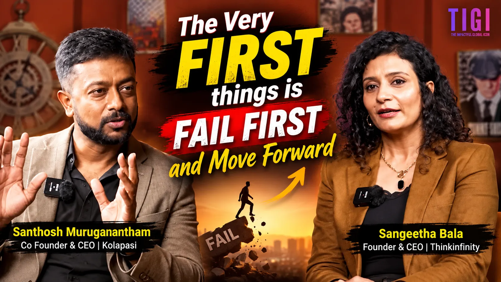 FAIL FIRST & MOVE FORWARD! | The First Step to Success | Santhosh Muruganantham × Sangeetha Bala