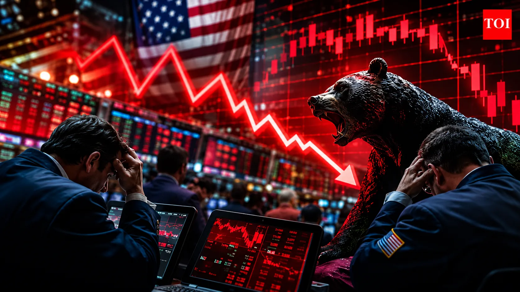 Global Stocks Slide as Dow Drops 614 Points on Fed Rate-Hike Bets, Treasury Yields Hit 19-Year High