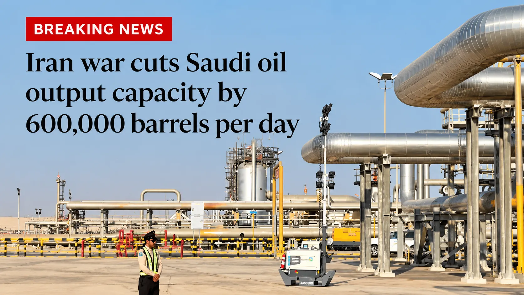 Saudi Crude Exports Hit 6 Million Barrels a Day, Their Highest Since the Iran War Began, Despite a Pipeline Shutdown