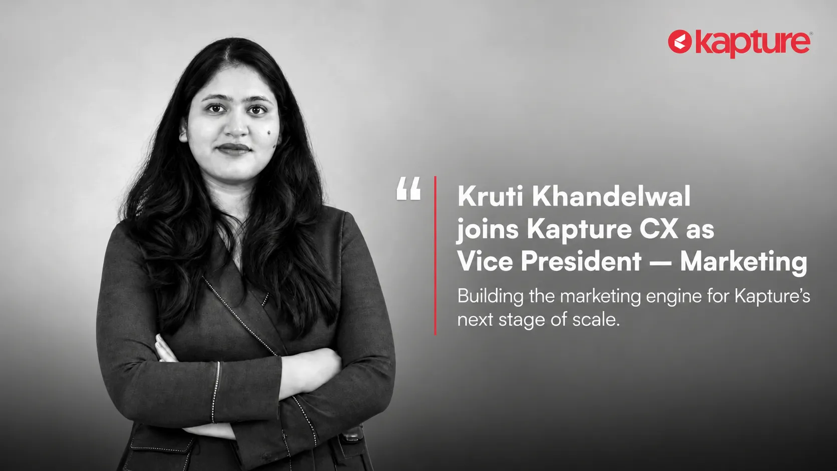 Kapture CX Names Kruti Khandelwal VP-Marketing as Agentic AI Rewrites the Customer Experience Playbook