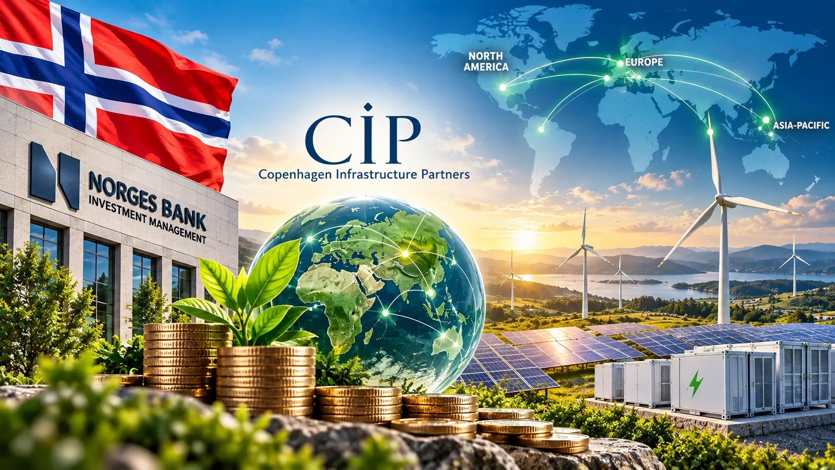 Norway's Wealth Fund Commits €1.2 Billion to CIP's Newest Renewables Fund as Clean Energy Dealmaking Accelerates