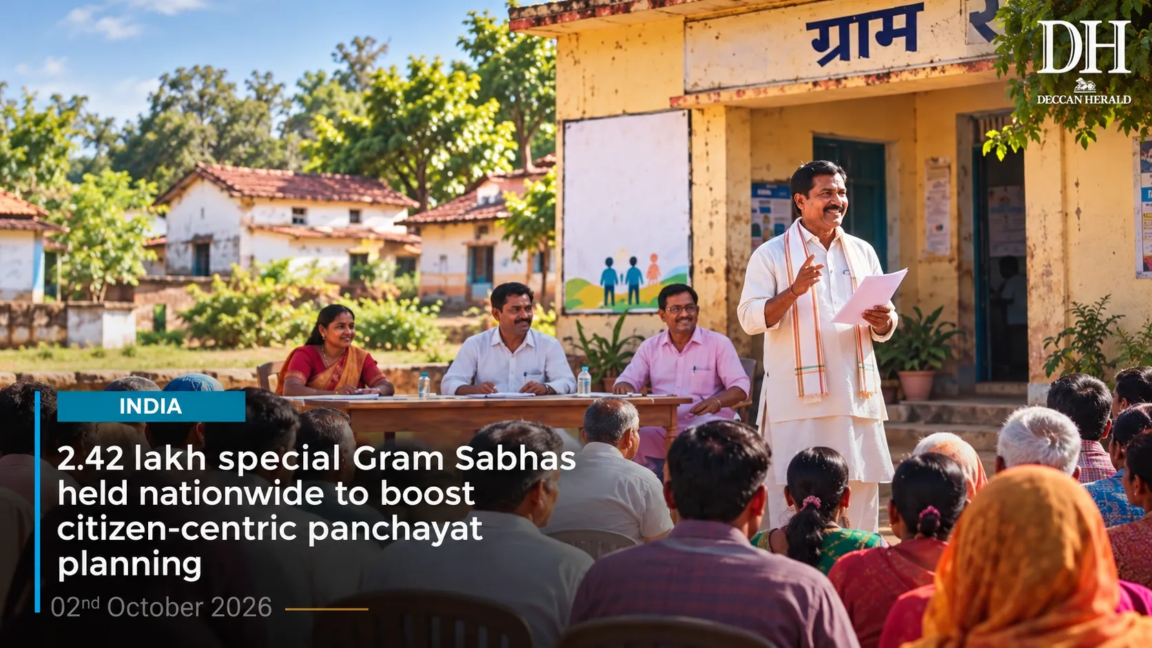 2.42 Lakh Village Assemblies Meet on Gandhi Jayanti as India Launches Its Grassroots Planning Season