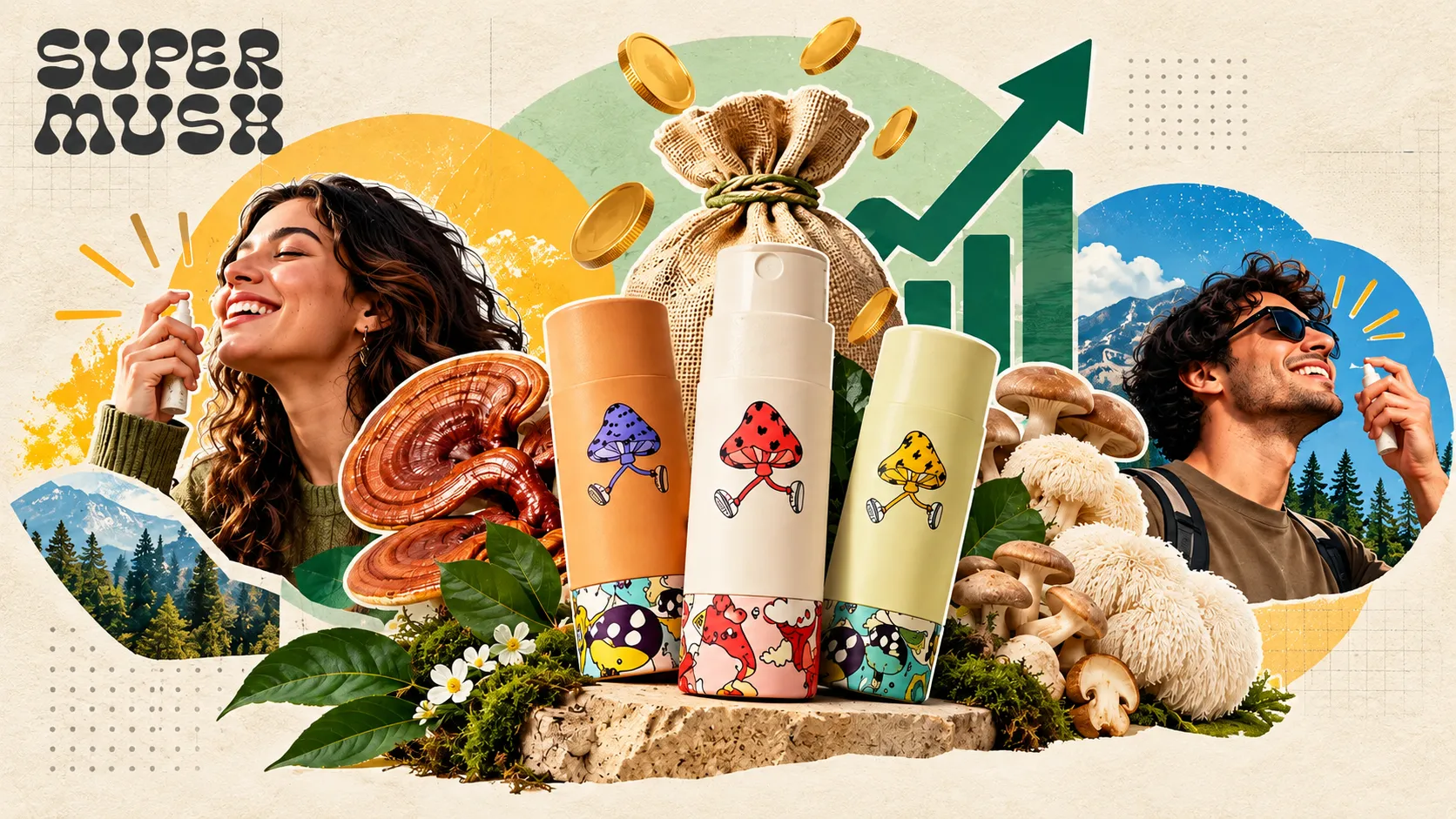 Alli Schaper's SuperMush Raises $3 Million Series A Led by India's NDude Labs as Functional Wellness Goes Mainstream