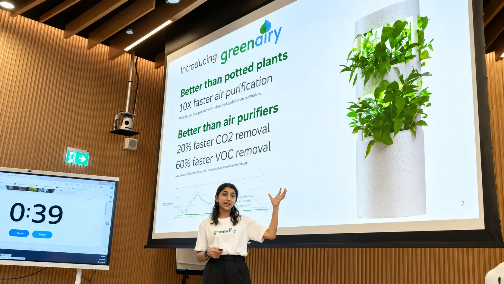 Greenairy, Co-Founded by Tanvi Thombre, Builds Plant Towers to Clean Office Air