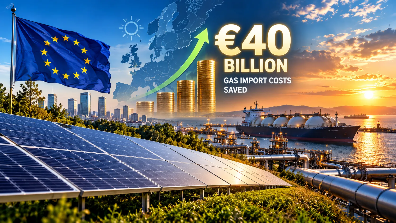 Solar Has Saved the EU More Than €40 Billion in Gas Imports Since the Iran War Began, SolarPower Europe Says