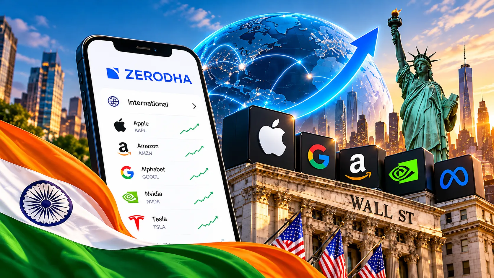 Zerodha Opens the Door to Wall Street, Letting Indians Buy 2,000 US Stocks and 1,000 ETFs From $1